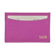 Refined Personalized Leather Card Case Image 4 of 5